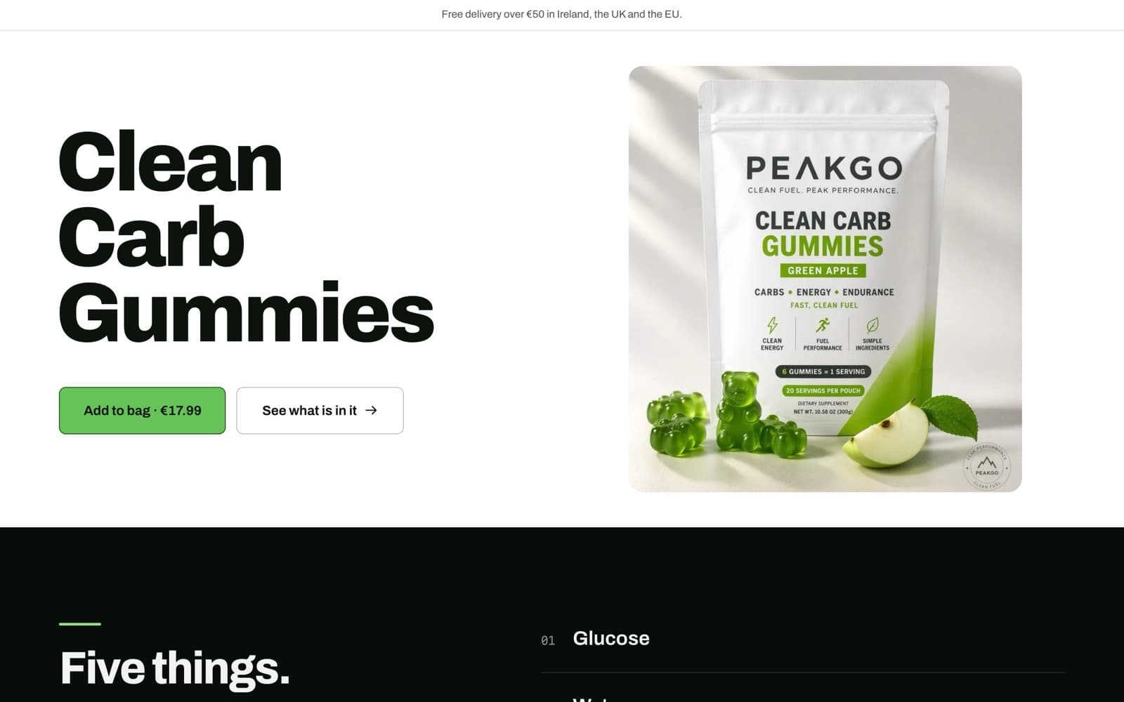 The PEAKGO site as it stands today