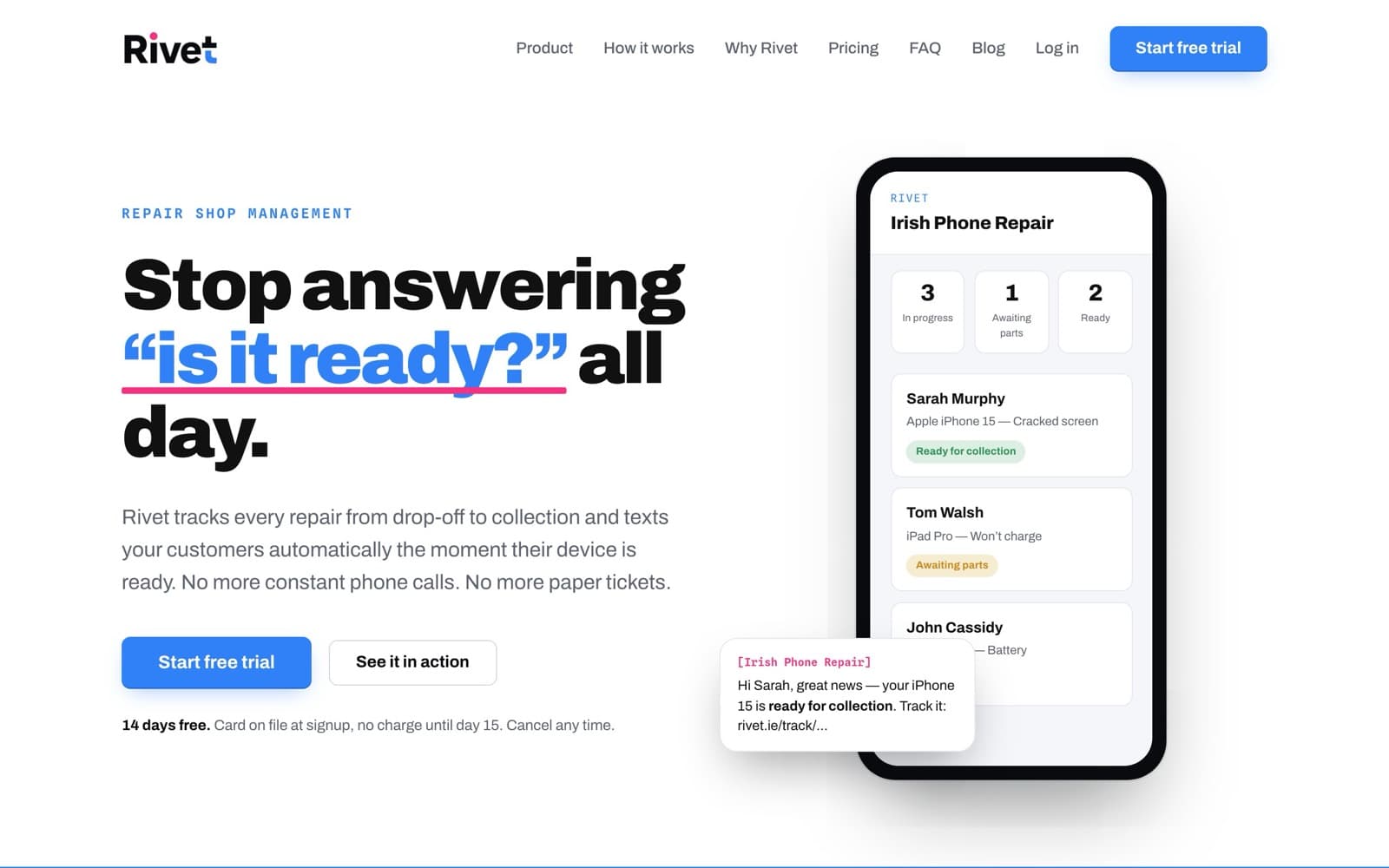 The Rivet website
